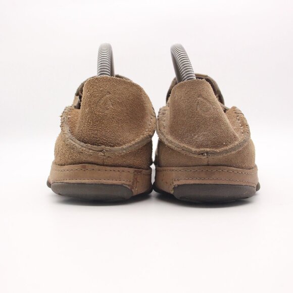 Olukai Moloa Kohana Loafers Men's 8 M Brown Leather Slip On Comfort Shoes - Picture 5 of 9